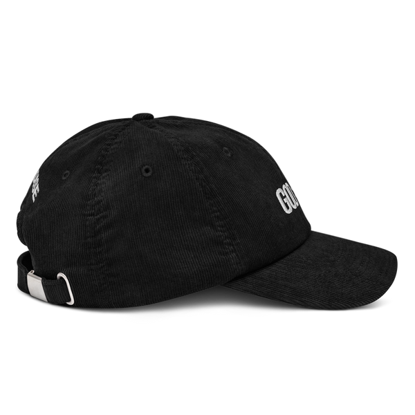 GOD IS GREATER THAN YOU Corduroy Hat (BLACK)