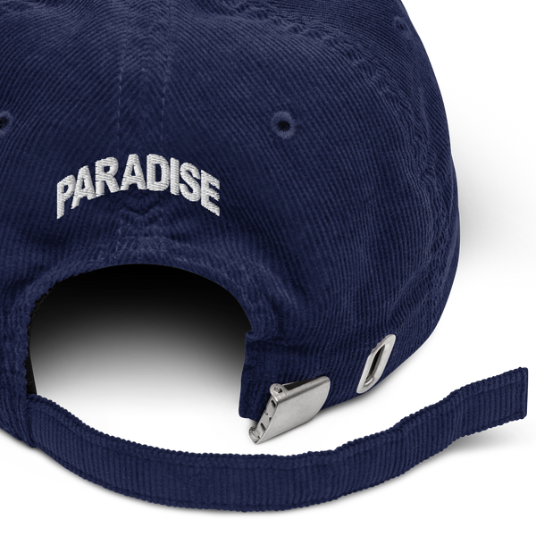 GOD IS GREATER THAN YOU CORDUROY HAT (NAVY)
