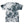 Cargar imagen en el visor de la galería, PARADISE LOGO Oversized tie-dye t-shirt (Black/White)
