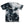Charger l&#39;image dans la galerie, PARADISE LOGO Oversized tie-dye t-shirt (Black/White)
