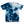 Cargar imagen en el visor de la galería, PARADISE LOGO Embroidered oversized tie-dye t-shirt (Navy/White)
