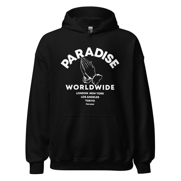 PARADISE WORLDWIDE UNISEX HOODIE (BLACK)