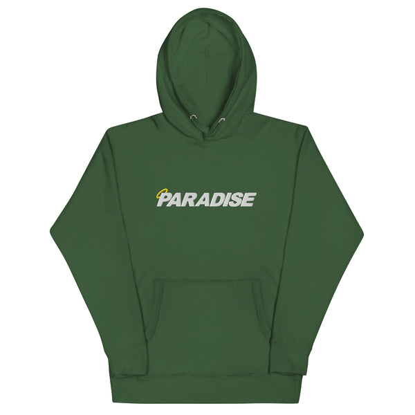 PARADISE LOGO EMBROIDERED Unisex Hoodie (Olive Green)