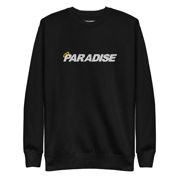 PARADISE LOGO Embroidered Unisex Sweatshirt (Black)