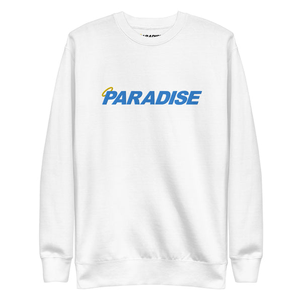 PARADISE LOGO EMBROIDERED Unisex Sweatshirt (WHITE)