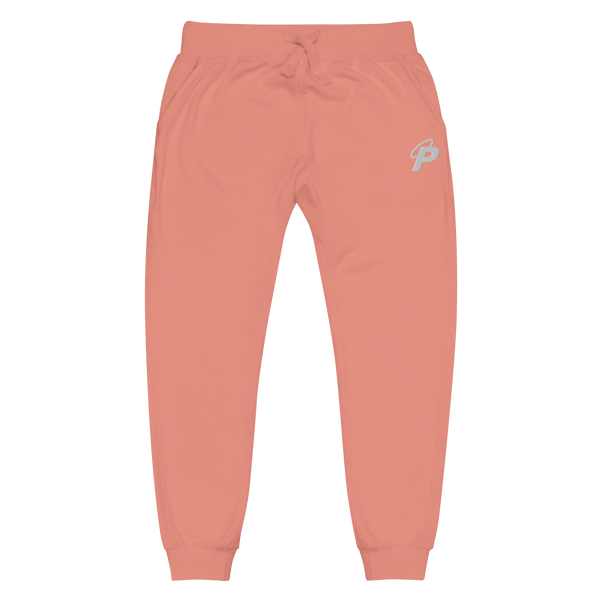 Halo Logo Embroidered Unisex Sweatpants (Dusty Rose)